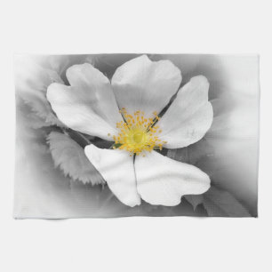 Gelb auf Schatten des Graus Handtuch