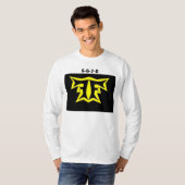 Gelb auf Schwarzem T-Shirt (Vorne ganz)