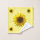 Gelb Badhandtuch Set (Waschlappen)