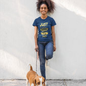 Gelb Behalte nur Jesus zuerst T-Shirt