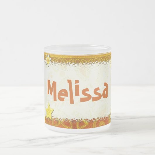 Gelb bei Play Jewelen PERSONALISIERT Mattglastasse (Mittel)