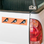 Gelb-berechnete Elster Autoaufkleber (Auf Lkw)