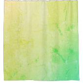 Gelb bis grün Ombre Typ Duschvorhang (Vorderseite)