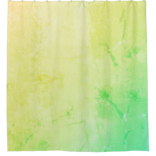 Gelb bis grün Ombre Typ Duschvorhang (Vorderseite)
