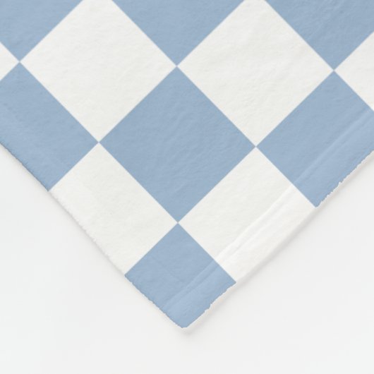 Gelb bis leicht blaue Markierung Prüfmuster Fleecedecke (Ecke)