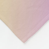 Gelb bis Lila glänzend Abstrakt Fleecedecke (Ecke)