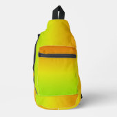 gelb bis orange crossbody bag (Vorderseite)