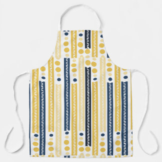 Gelb & Blau Abstract Schürze