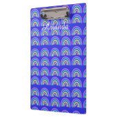 Gelb, blau und Lila Klemmbrett (Links)