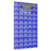 Gelb, blau und Lila Klemmbrett (Rechts)