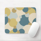 Gelb-blaue Molecules-Mauspad Mousepad (Mit Mouse)