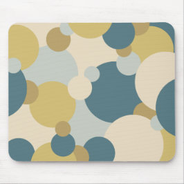 Gelb-blaue Molecules-Mauspad Mousepad