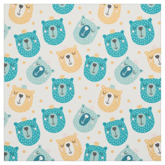 Gelb blaues Muster eines benutzerdefinierten Sleep Stoff (Muster)