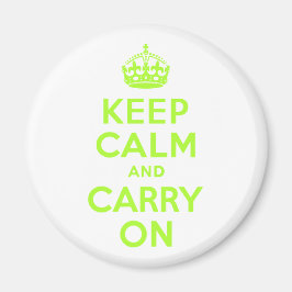 Gelb bleiben ruhig und tragen weiter magnet