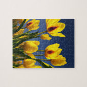 Gelb blühende Tulpen, Puzzle (Horizontal)