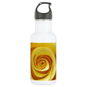 Gelb Blumig Edelstahlflasche