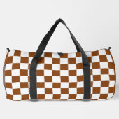 Gelb braun und weiß duffle bag (Rückseite)