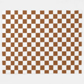 Gelb braun und weiß fleecedecke (Vorderseite (Horizontal))