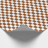 Gelb braun und weiß geschenkpapier (Ecke)