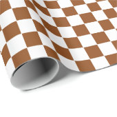 Gelb braun und weiß geschenkpapier (Rolleneckpunkt)