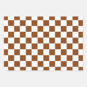 Gelb braun und weiß geschenkpapier set (Vorderseite 3)