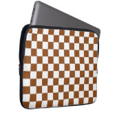 Gelb braun und weiß laptopschutzhülle (Vorne Rechts)