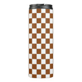 Gelb braun und weiß thermosbecher (Rückseite)
