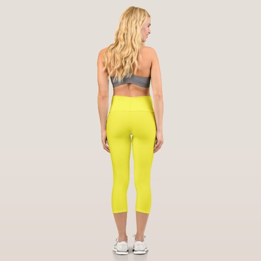 gelb capri leggings (Rückseite)