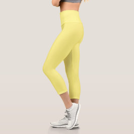 Gelb Capri Leggings