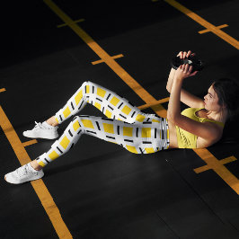 Gelb Capri Leggings