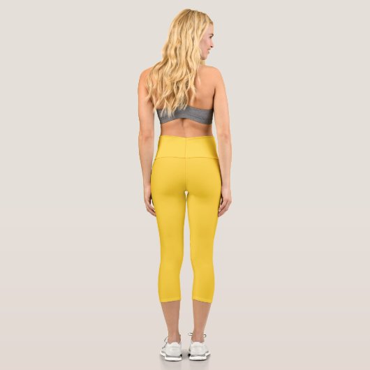 gelb capri leggings (Rückseite)