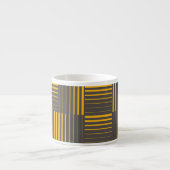 Gelb, cool, einzigartig, trendig, modern espressotasse (Vorderseite)