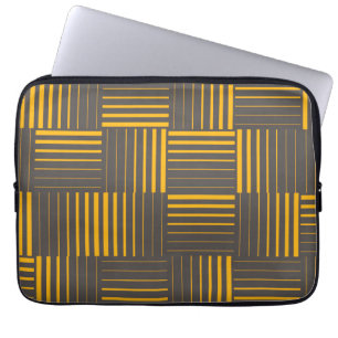 Gelb, cool, einzigartig, trendig, modern laptopschutzhülle