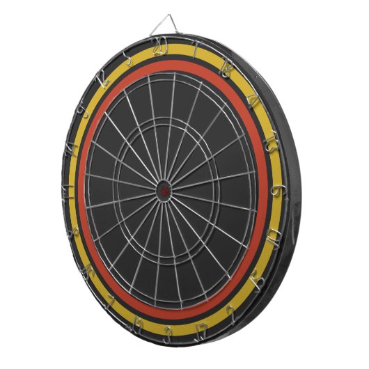 Gelb Dartscheibe (Vorderseite rechts)