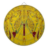 gelb dartscheibe (vorne)