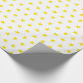 Gelb der Stern-8 Geschenkpapier (Ecke)