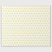 Gelb der Stern-8 Geschenkpapier (Flach)