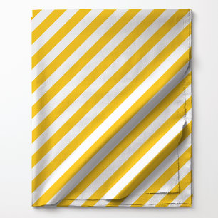 Gelb diagonales Streifenmuster Stoff