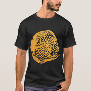 Gelb Diskusfisch T-Shirt