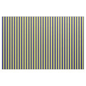 Gelb/dunkelblau gestreift/geflochten Muster Stoff (Yard (91,4 cm))
