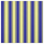 Gelb/dunkelblau gestreift/geflochten Muster Stoff (Muster)