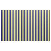 Gelb/dunkelblau gestreift/geflochten Muster Stoff (Fat Quarter (45,7 x 55,9 cm))