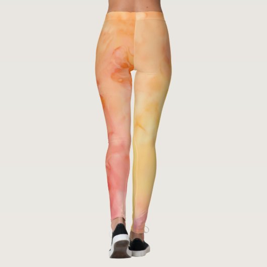 Gelb durch Pinks Leggings (Rückseite)