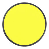 Gelb Eishockey Puck (Vorderseite)