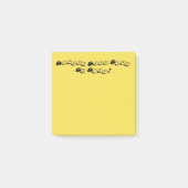 Gelb erweitern Sie Ihren Geist freundlich Post es Post-it Klebezettel (Vorderseite)