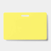 Gelb #FFF555, Goldenes Glühen Ausweis (Back)