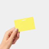 Gelb #FFF555, Goldenes Glühen Ausweis (Handheld)