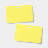 Gelb #FFF555, Goldenes Glühen Ausweis (Front & Back)