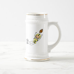 Gelb Figur Fußball Bierglas