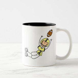 Gelb Figur Fußball Zweifarbige Tasse